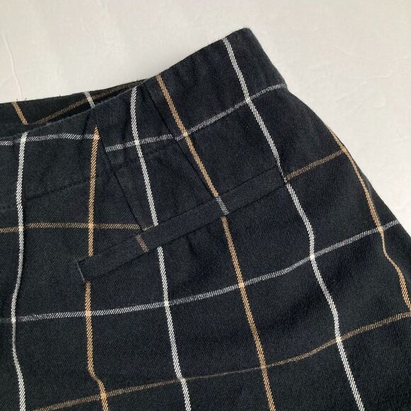 J Jill Pants 16P Women Black Gold Windowpane Check Stretch Career Holiday Office - Picture 7 of 13